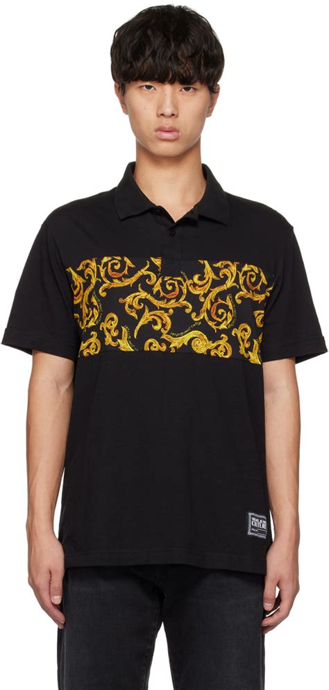 versace polo goud|Versace polo ssense.